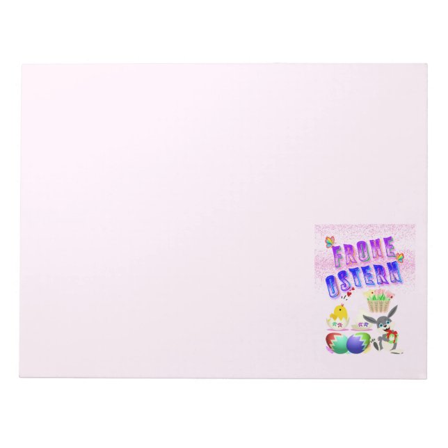 Bloc-note Frohe Ostern (Devant)