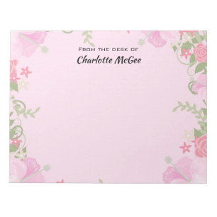 Bloc-note From the Desk of Personalized Name 