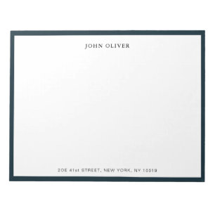 Bloc-note Frontière bleue marine Affaires officielles