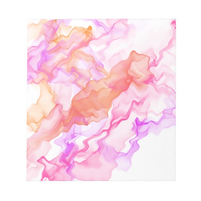 Bloc-note Fumée Abstraite (Devant)