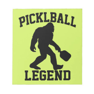 Bloc-note Funny Bigfoot Pickleball Legend