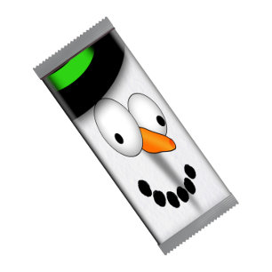Bloc-note Funny Snowman Noël Candy Bar Wrappers Faveurs