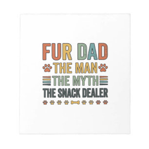Bloc-note Fur Papa Le Fournisseur De Snacks Vintage Amoureux