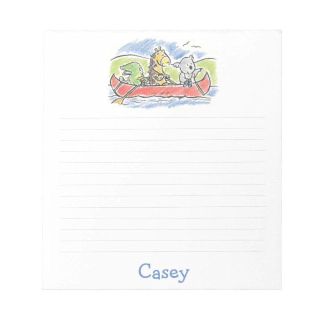 Bloc-note Furry Friends Canoe Note Pad (Devant)