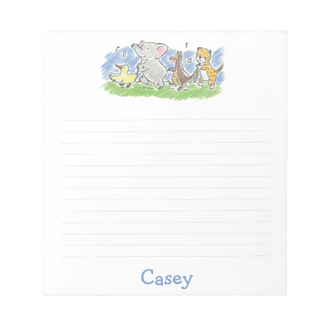 Bloc-note Furry Friends Conga Note Pad (Devant)