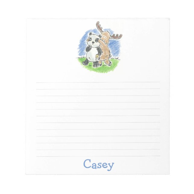 Bloc-note Furry Friends Peek-a-Boo Note Pad (Devant)