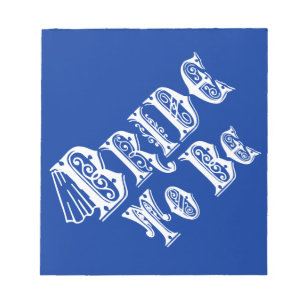 Bloc-note Future Mariée Avec Voile, Type Blanc Fantaisie