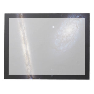 Bloc-note Galaxie Edge-On Ngc 4302 & Galaxie Tilted Ngc 4298