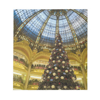 Bloc-note Galeries La Fayette à Noël, Paris, France