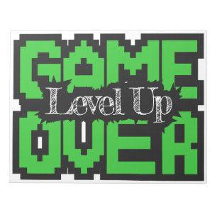 Bloc-note Game Over, Ressuscitez les Classiques Vintage et M