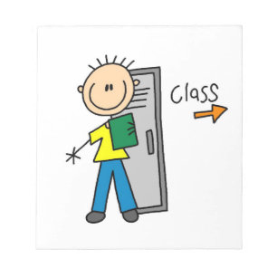 Bloc-note Garçon à l'école