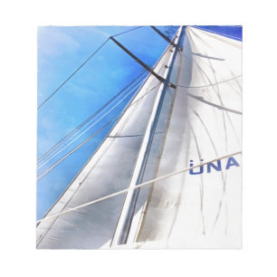 Bloc-note Gardez Le Vent Dans Vos Voiles Art Acrylique