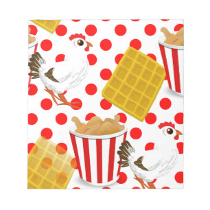 Bloc-note gaufres de poulet