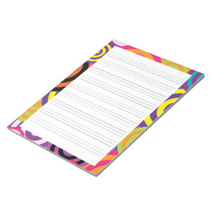 Bloc-note Geo Cercles écriture manuscrite papier de pratiqu