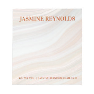 Bloc-note Géode de marbre chaud