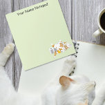 Bloc-note Ginger Orange Chat Drôle Toilette Papier<br><div class="desc">Un mignon chat au gingembre orange et blanc est posé au milieu du papier toilette. Le chat gingembre joue avec un rouleau de papier toilette démêlé et deux canards en caoutchouc jaune. Le silence est d'or à moins d'avoir un chat</div>