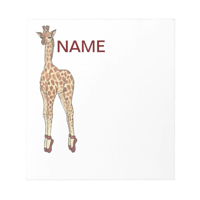 Bloc-note girafe (Devant)