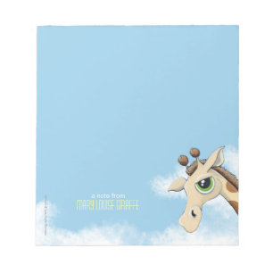 Bloc-note Girafe dans bloc - notes de Personalizable de