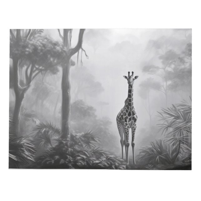 Bloc-note Giraffe Animal Discovery Wild Nature Enk Sketch (Devant)