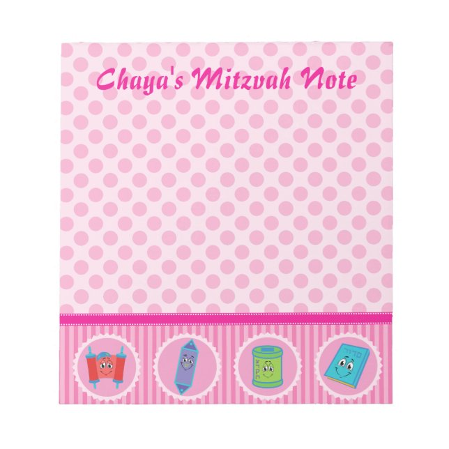 Bloc-note Girl Mitzvah Note Pad (Devant)