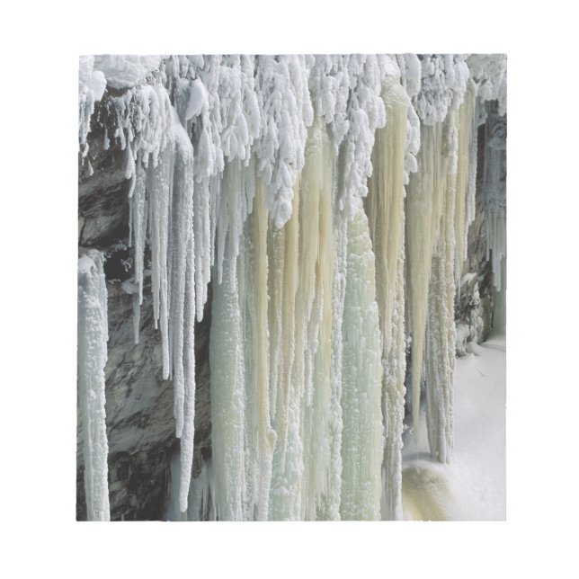 Bloc-note Glace bleue et ruissellement des eaux souterraines (Devant)