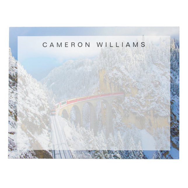 Bloc-note Glace et neige | Express Bernina, Suisse (Devant)