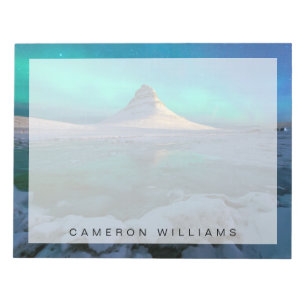 Bloc-note Glace et neige Kirkjufell Mountain, Islande