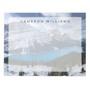 Bloc-note Glace et neige   Lac Peyto, Rocheuses canadiennes