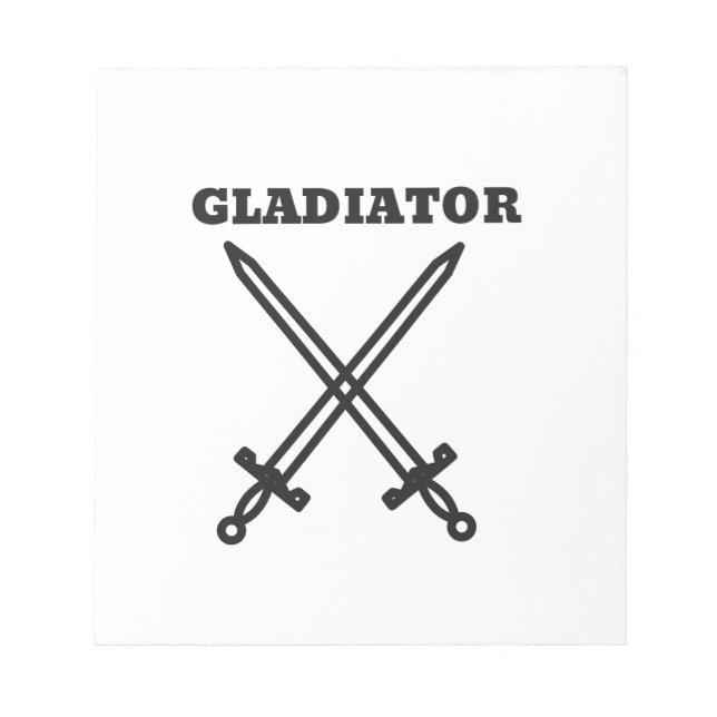 Bloc-note Gladiateur (Devant)