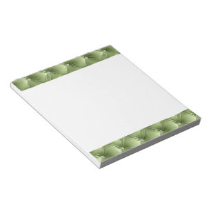 Bloc-note Glam Girly Sage Green Faux Velvet