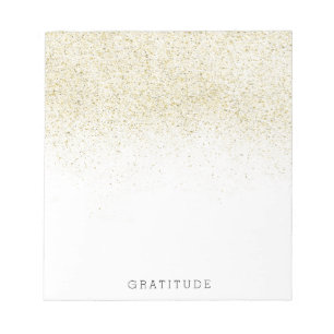 Bloc-note Glitter Gold