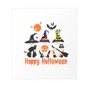 Bloc-note Gnomes d'Halloween Mignon Citrouille d'Automne