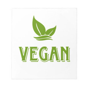 Bloc-note Go Vegan, végétalien, végétarien,