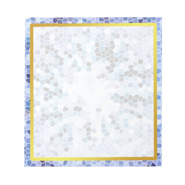 Bloc-note Gold Faux Boarder Marbre Cadre photo Autograph (Devant)