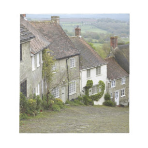 Bloc-note Gold Hill, Shaftesbury, Dorset, Angleterre, Royaum