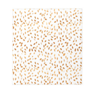 Bloc-note Gold Leaf Confeti on Rose Background