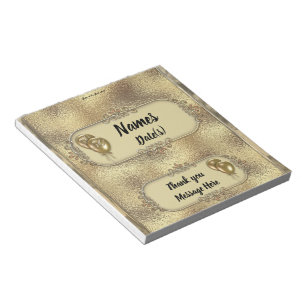 Bloc-note Golden Anniversary Candy Bar Wrapper Party Favoris