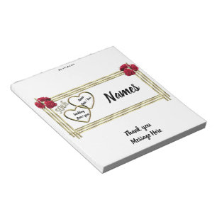 Bloc-note Golden Anniversary Candy Bar Wrapper Party Favoris