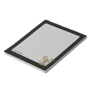 Bloc-note Golden lyre