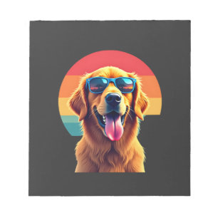 Bloc-note Golden Retriever pour Enfants Garçons Filles Lunet