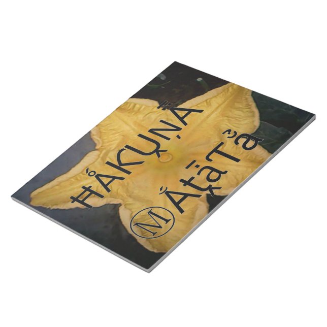 Bloc-note Golden Star Hakuna Matata (Incliné)