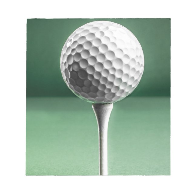 Bloc-note Golf Ball on Tee (Devant)