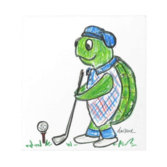 Bloc-note Golf Turtle (Devant)
