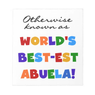 Bloc-note grand-colorsabuela