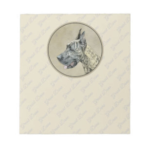 Bloc-note Grande Danse (Brindle) Peinture - Art Chien origin