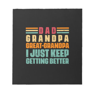 Bloc-note Grandfather Quotes Dad Great Grandpa