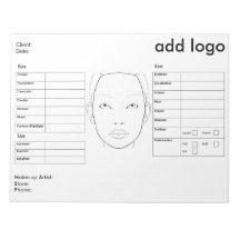 Graphique facial maquillage