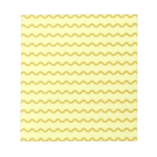 Bloc-note Gravure jaune minimaliste moderne design