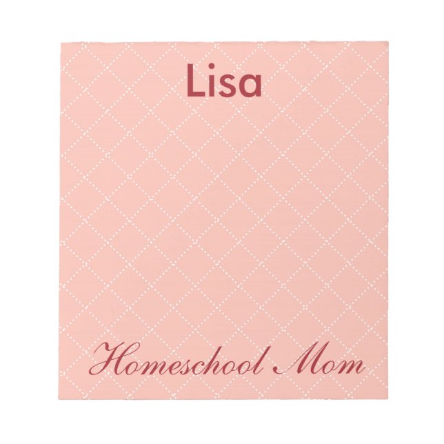 Bloc-note Great Rose Homeschool Maman (Devant)