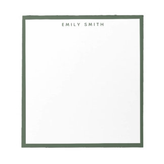 Bloc-note Green Simple Modern